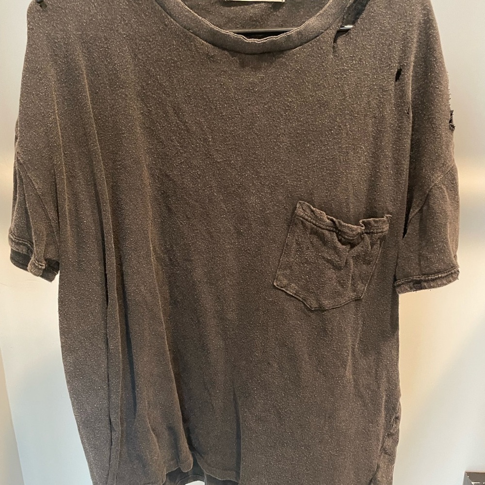 We the Free Distressed Pocket Tee